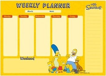 The Simpsons: The Whole Family – plánovací blok v zložke