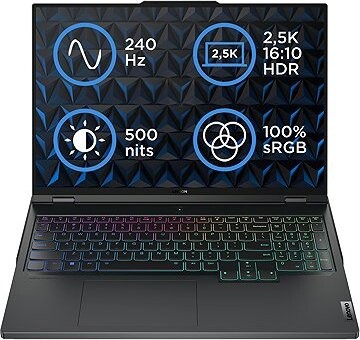 Repasované - Lenovo Legion Pro 7 16ARX8H Onyx Grey kovový