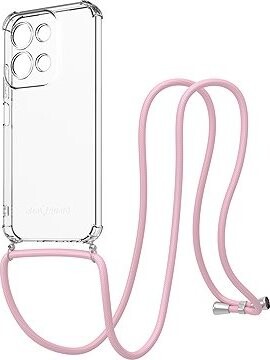 AlzaGuard Luxe Lanyard Case pre Xiaomi Redmi 15C ružový