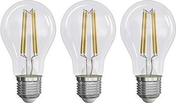 EMOS Filament A60 A CLASS / E27 / 5 W (75 W) / 1 060 lm / neutrálna biela, 3 ks