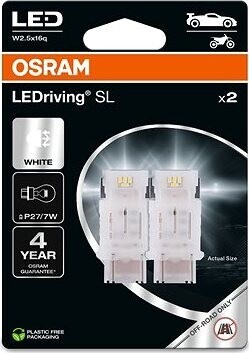 OSRAM LEDriving SL P27/7W Studená biela 6000K 12V dva kusy v balení