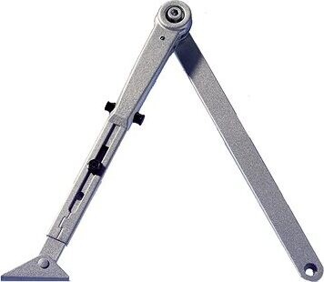 Geze Aretačné rameno TS 2000 / 4000 K – strieborné / s možnosťou vypnutia