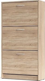 Nejlevnější nábytek Tordron 2 Botník se třemi výklopy, dub sonoma