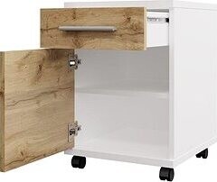 Najlacnejší nábytok – Kontajner NEJBY GIANNI, biela/dub wotan