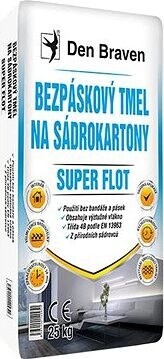 Den Braven Bezpáskový tmel na sadrokartóny SUPER FLOT 25 kg