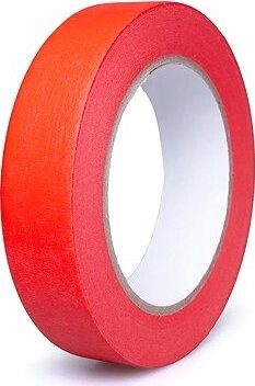 Escape6 Papírová maskovací páska 25 mm × 50 m červená