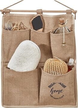 Nejlevnější nábytek Závěsný organizér NN01272, 35 × 45 cm, světle hnědý