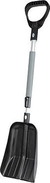AMIO teleskopická lopata na sneh s hliníkovou čepeľou 103 – 131 cm