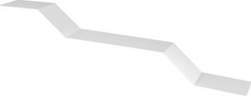 Proxa Nástenná polica PL012-W 112 × 12 × 15 cm biela