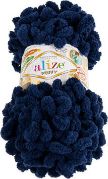 BELLATEX Priadza Puffy 100 g - 58 tmavo modrá