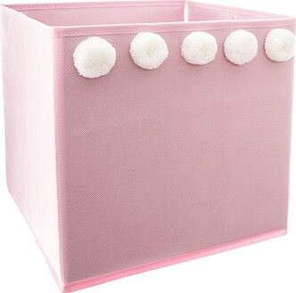 Atmosphera for Kids Na hračky ružový s brmbolcami