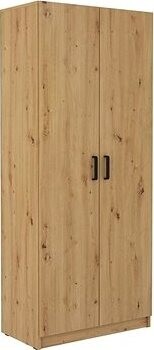 Nejlevnější nábytek Agepsta 2D Policová skříň vysoká, dub artisan