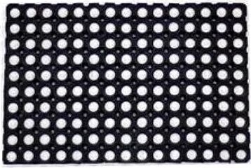 DuraHome Rohož gumová Rote 50 × 100cm, černá