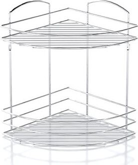 Nejlevnější nábytek Koupelnový organizér NN01351, chrom