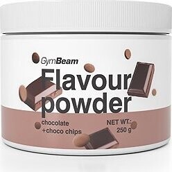 GymBeam Flavour powder čokoláda s čokoládovými lupienkami 250 g