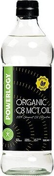 Powerlogy Organic C8 MCT Oil 500 ml