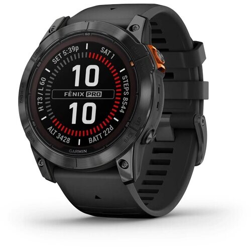 Garmin fenix 7X Pro Sapphire Solar Carbon Gray Sivé - Trieda A