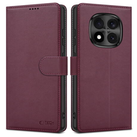Tech-Protect Wallet knižkové puzdro na Xiaomi Redmi Note 15 Pro 5G, bordové