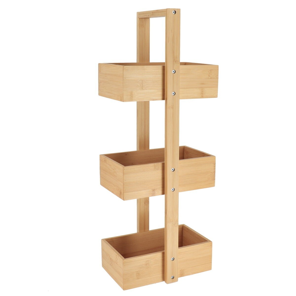 Bambusový regál LAMBIE 66 cm hnědý