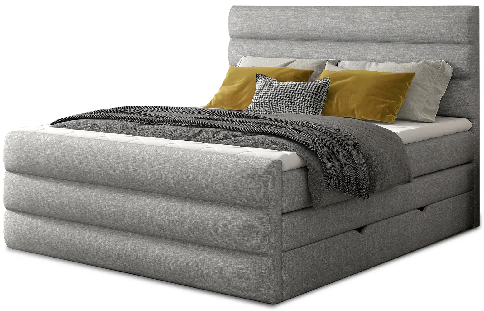 Dvoulůžková boxspringová postel Cande 140x200 - výber z 14 prevedení