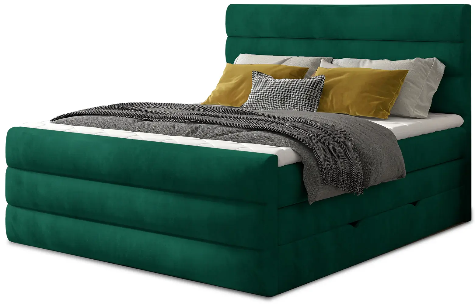 Dvoulůžková boxspringová postel Cande 160x200 - výber z 14 prevedení