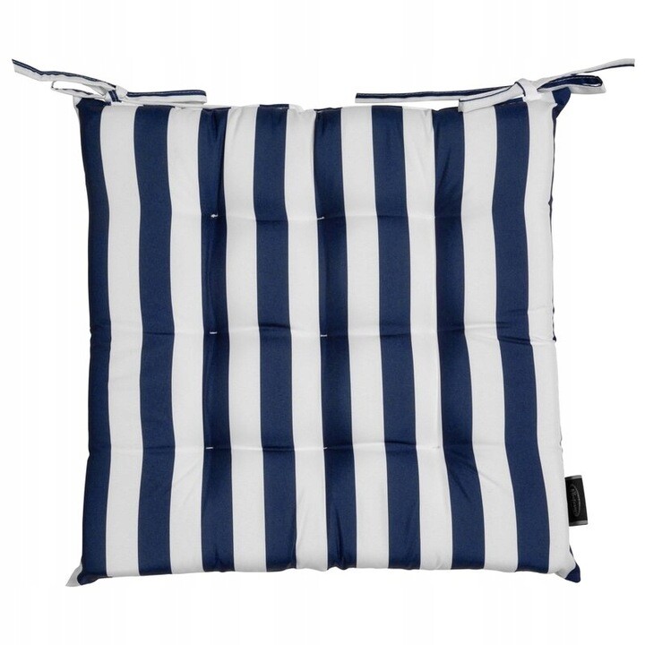 Podsedák na židli Garden 02 40x40 cm modro-bílý