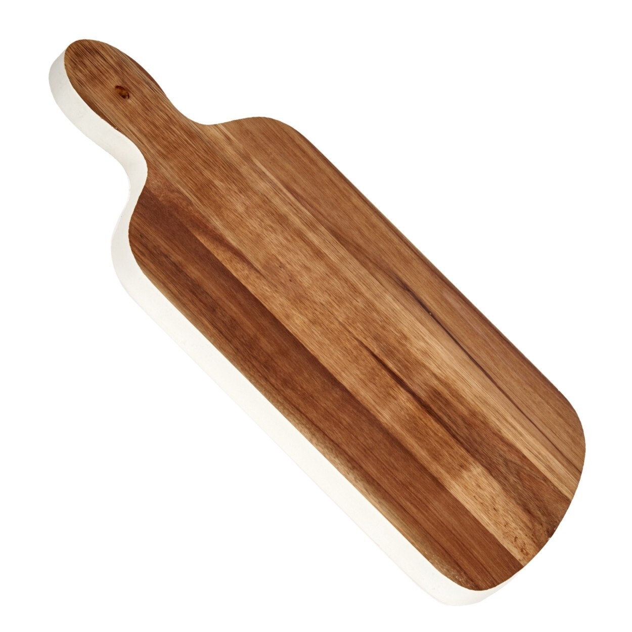 Prkénko na krájení BLANC 40x25,7 cm z masivu hnědé/bílé