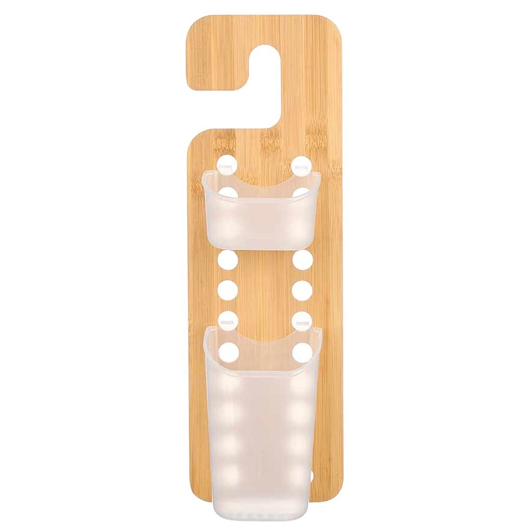 Závěsný bambusový organizér ORGO 44 cm hnědý