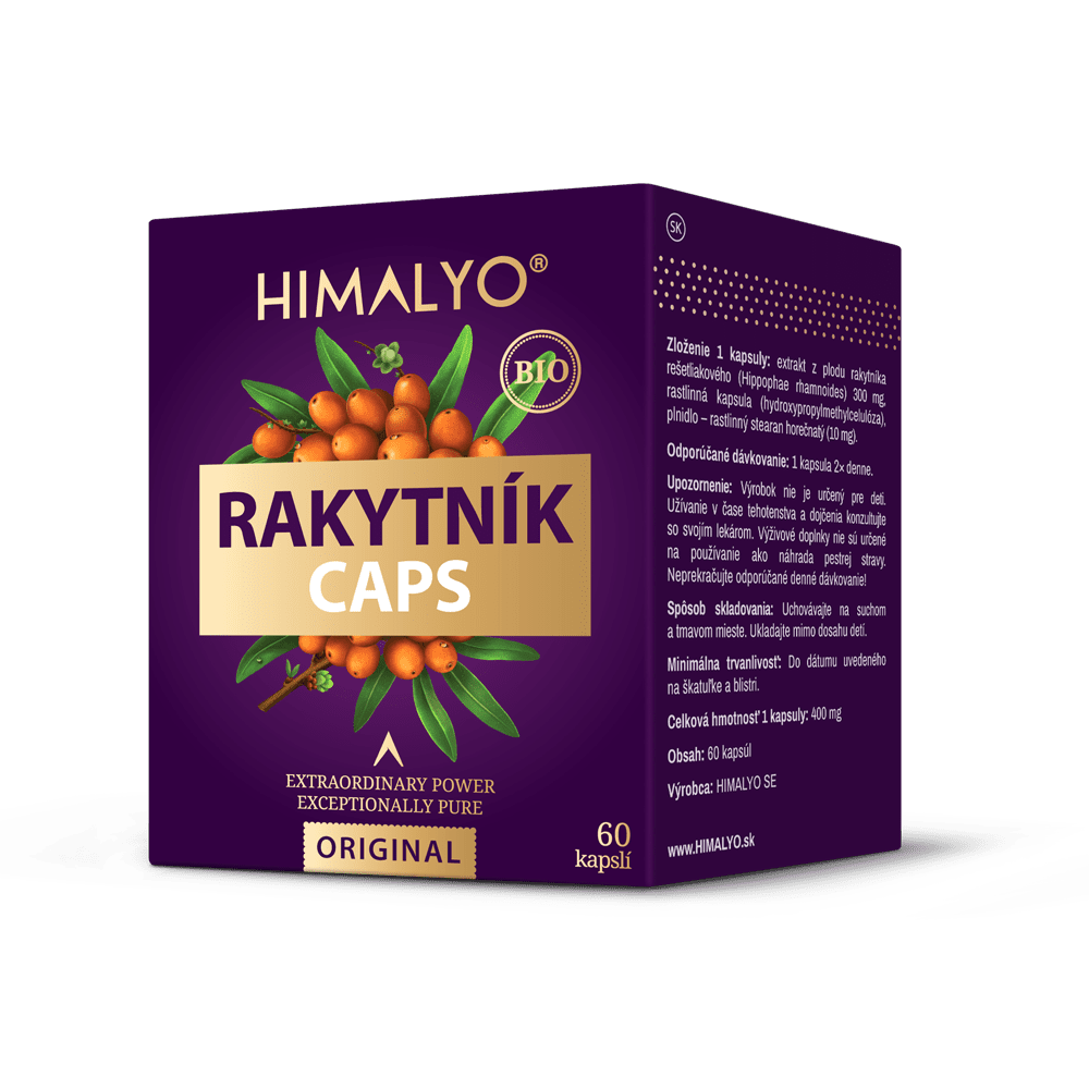HIMALYO Akcia spotreba 50 % 01.03.2026 Rakytník caps BIO 60 ks-1 60 ks