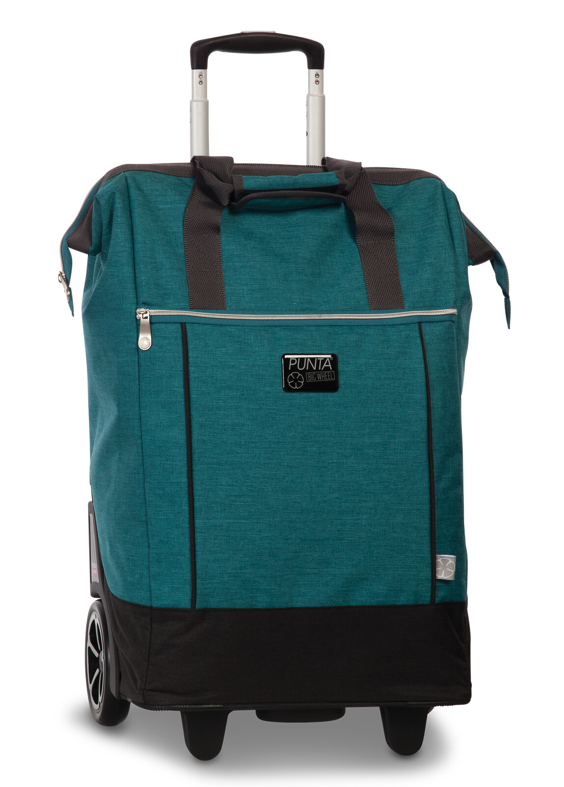 PUNTA nákupná taška na kolieskach s výsuvnou rukoväťou - 40L - petrolejová