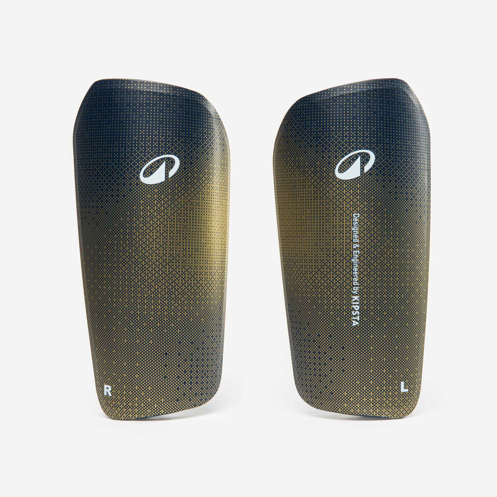 Futbalové chrániče píšťaly s návlekom F500 modré