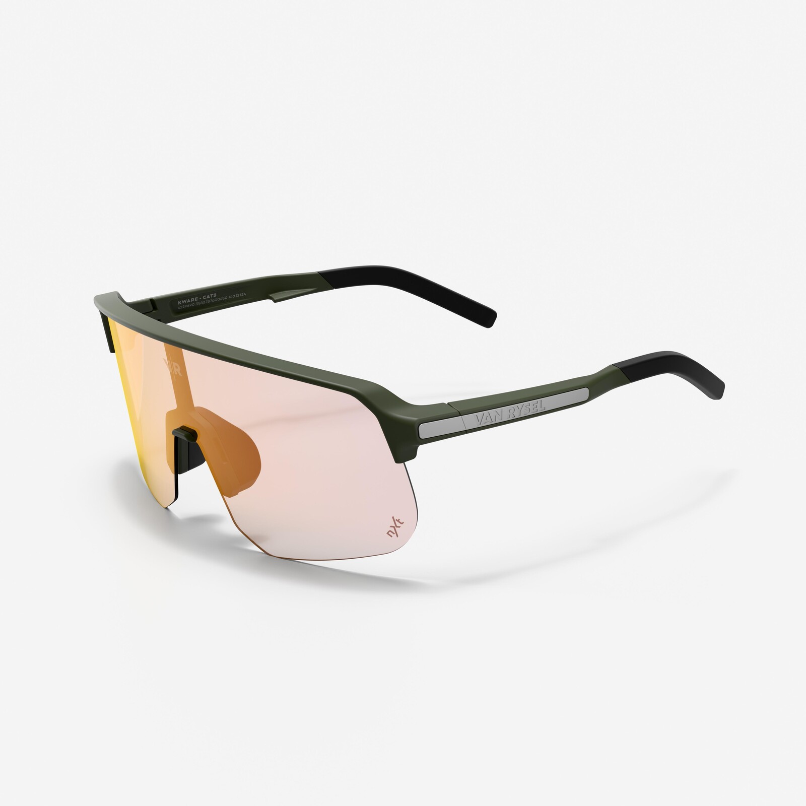 Cyklistické okuliare Kware fotochromatické kaki