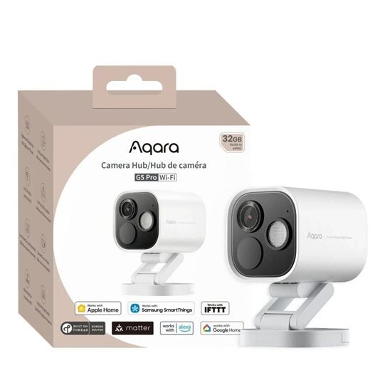Aqara Smart Home Hub (Riadiaca jednotka) s Kamerou G5 Pro WiFi, biely CH-C07D-W