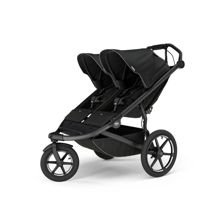 THULE Kočík športový súrodenecký Urban Glide 3 Double Black s magnetickou sponou