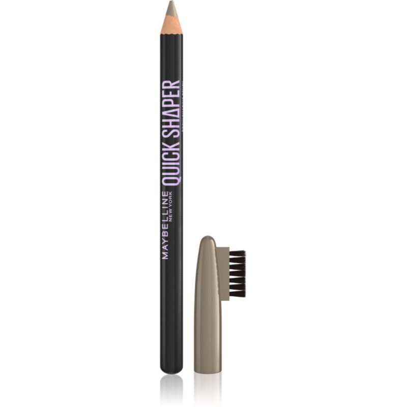 MAYBELLINE NEW YORK Quick Shaper precízna ceruzka na obočie s kefkou odtieň 02 Blonde 1 ks