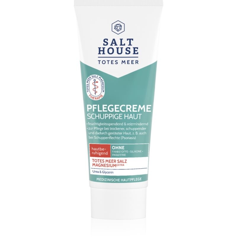 Salt House Dead Sea Therapy Care Cream ošetrujúci krém pre šupinatú a podráždenú pokožku 75 ml