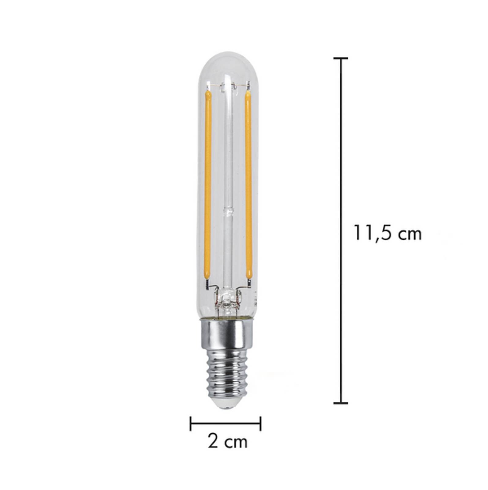 LED žiarovka T20 E14 11,5 cm 2,5 W 2 200 K stmievateľné