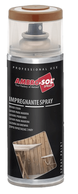 AMBRO-SOL WOOD STAIN - Moridlo na drevo v spreji (dark nut wood - tmavé orechové drevo, 0,4 L)