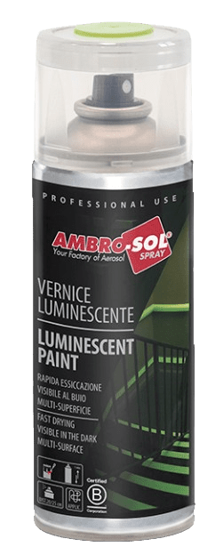 AMBRO-SOL - Fotoluminescenčná farba v spreji (transparentná, 0,4 L)