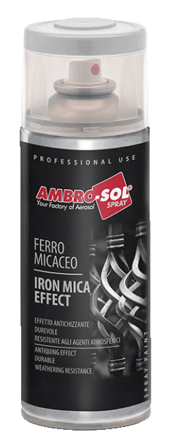 AMBRO-SOL IRON MICA - Farba s efektom železnej sľudy (anthracite - antracitová, 0,4 L)