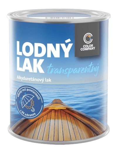 COLOR COMPANY - Alkyduretánový lodný lak bezfarebný matný, 5 L