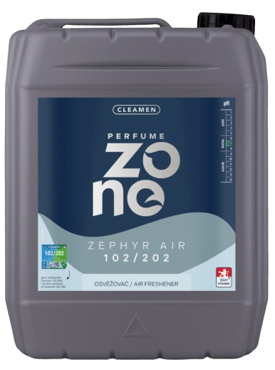 CLEAMEN 102/202 PERFUME ZONE - Osviežovač a neutralizátor pachov zephir air, 5 L