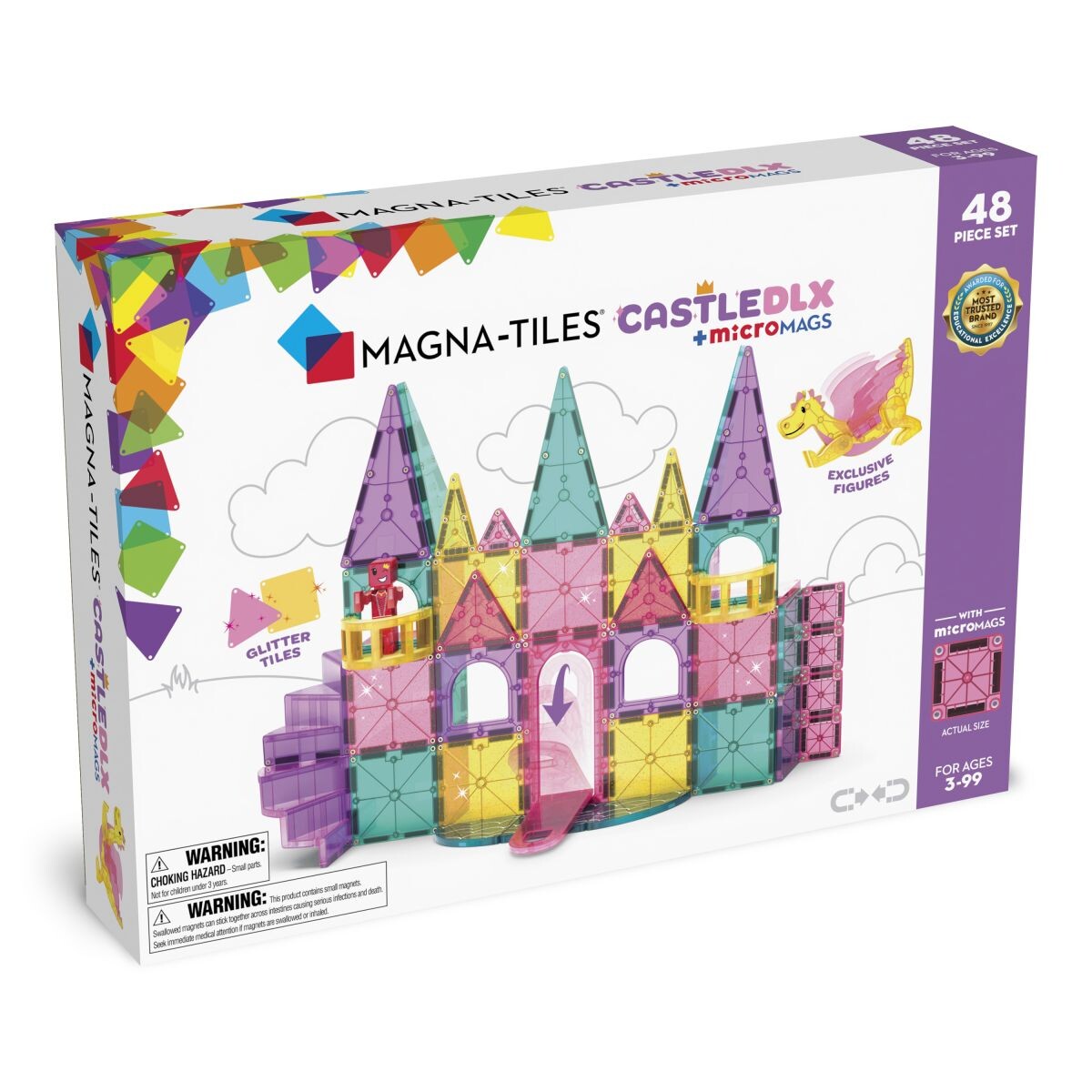 Magna-Tiles Castle DLX 48 dielov