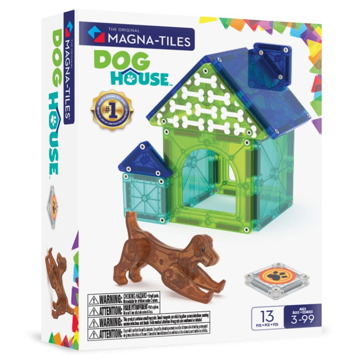 Magna-Tiles Dog House 13 dielov