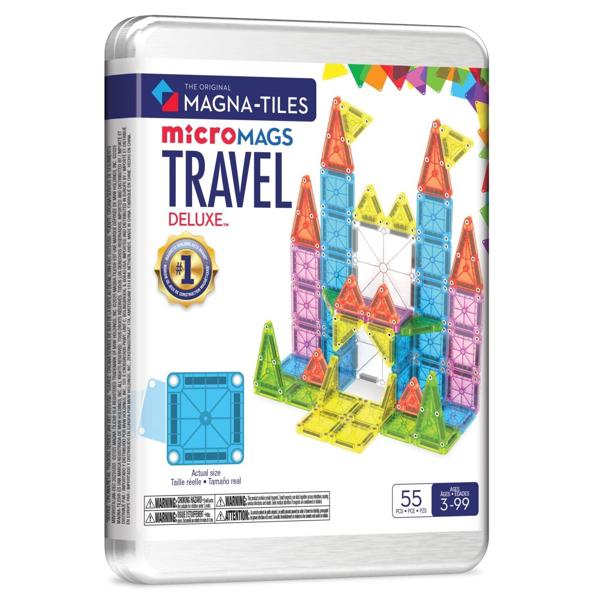Magna-Tiles Travel Set Deluxe 55 dielov