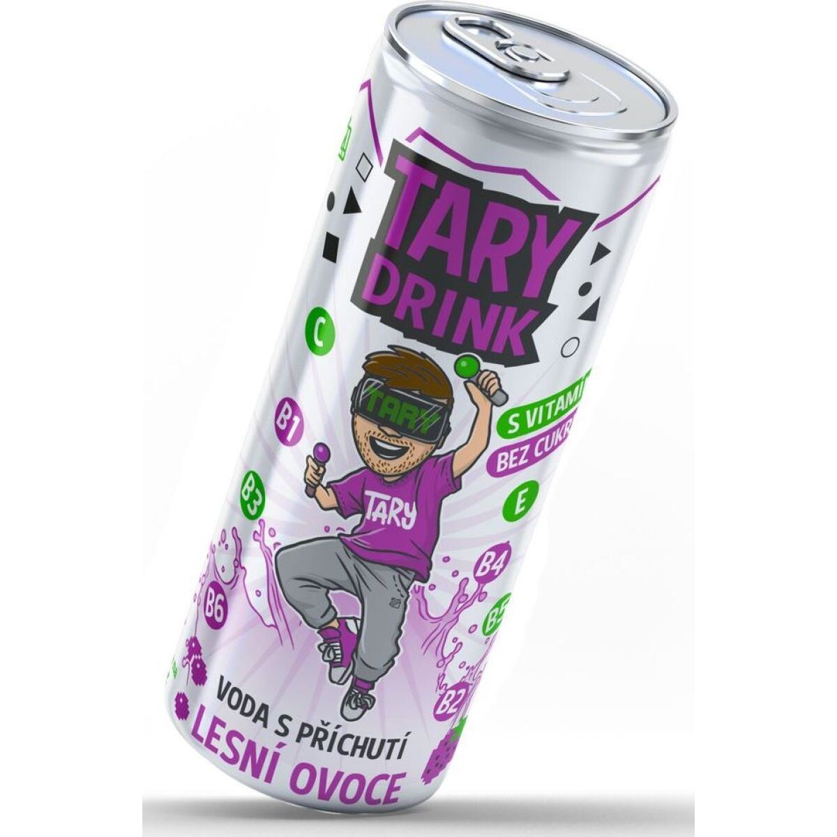 Tary Drink perlivá voda s príchuťou lesného ovocia - 0,25l