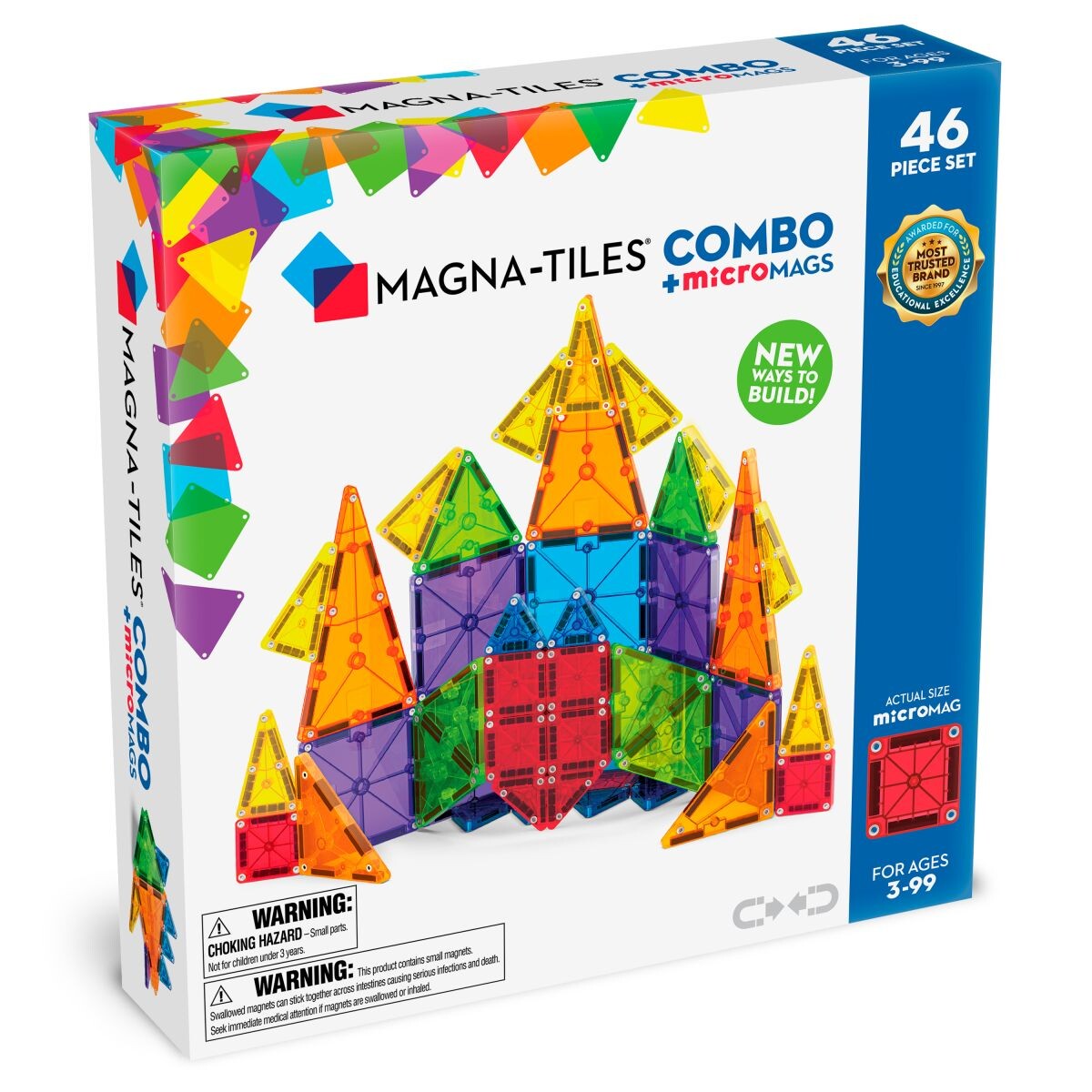 Magna-Tiles Combo 46 dielov