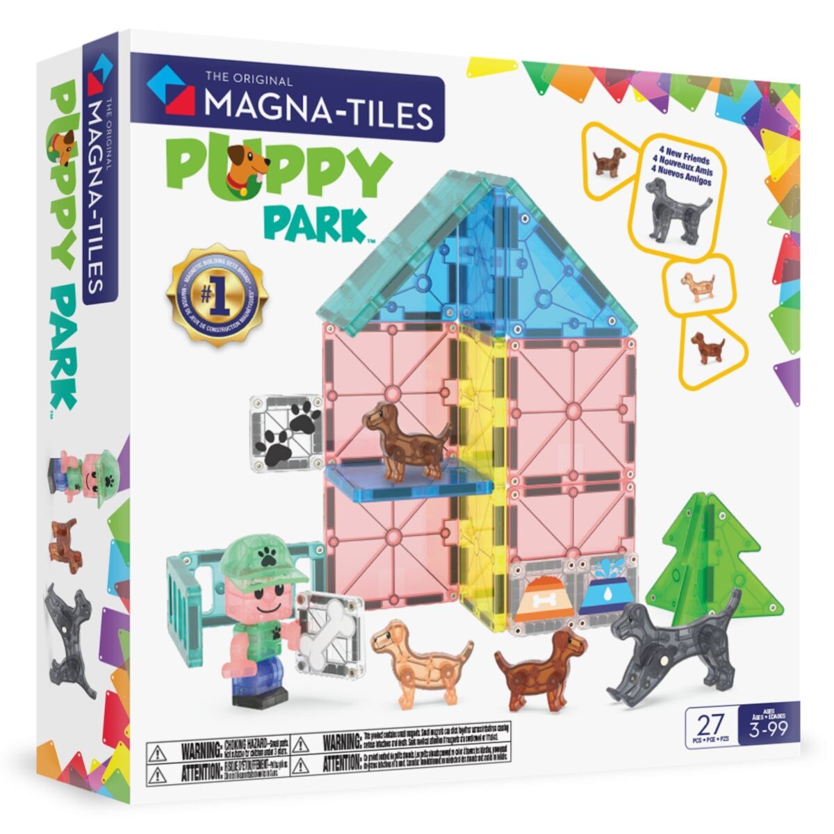 Magna-Tiles Puppy Park 27 dielov