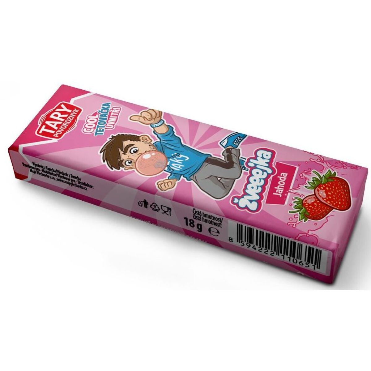 Tary Žveeejka - Jahoda - 18g + tetovačka