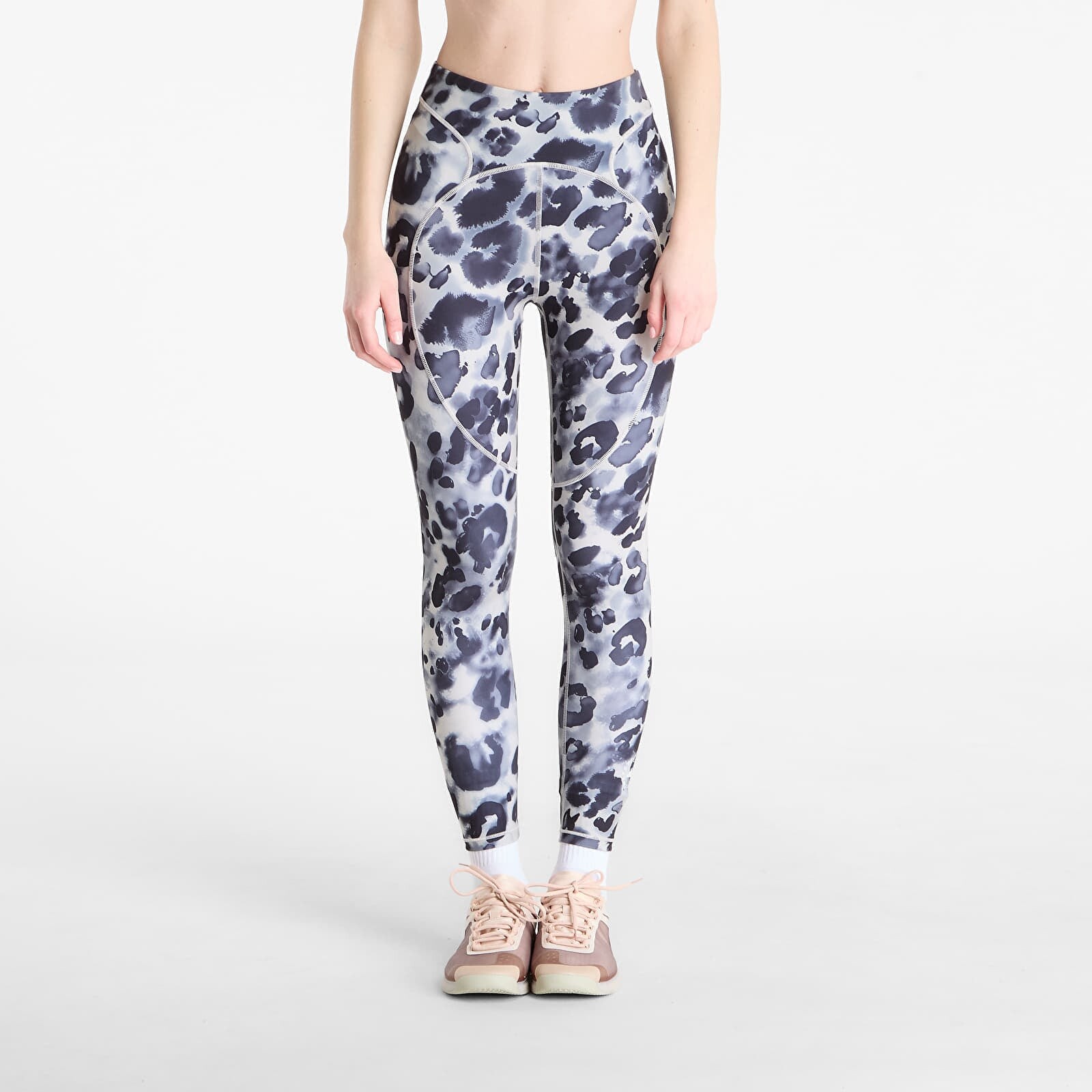 Legíny adidas x Stella McCartney Track Pantsr 7/8 Lp Wonder Aluminium/ Black S